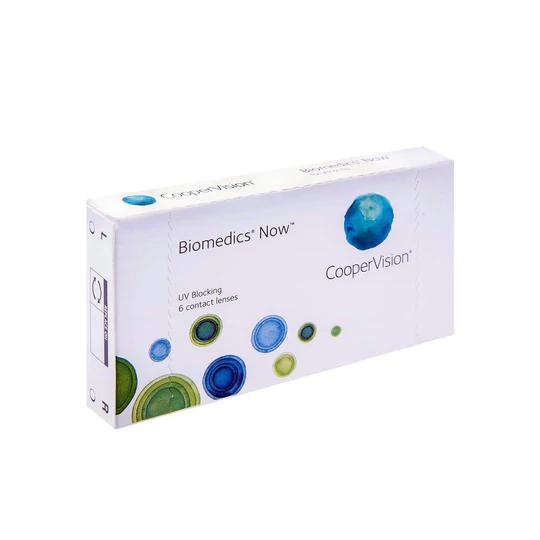 LENTES DE CONTACTO BIOMEDICS NOW ESFÉRICO PARA MIOPÍA